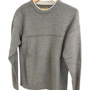 Billabong Men's Classic Gray Crewneck Sweater Y2K